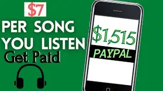 Get paid $1515 By Listening To Music / Make money online - Free PayPal Money