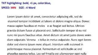 PDF BOLD EFFECT