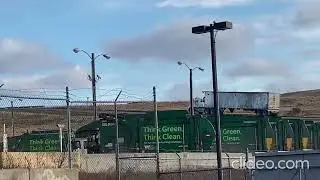 *Special* video first video of 2023 ! Up at the Waste Management Landfill seeing the trucks mid day!