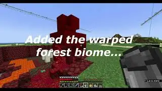 Building mini nether in the overworld | Herobrine SMP |
