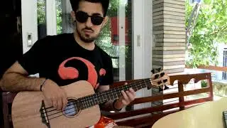 Charlie Parker -Yardbird Suite Theme and Solo on the Ukulele Bass (by Vabass)
