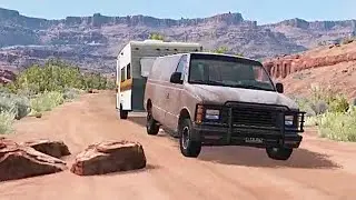 Van Off-Road Suspension Test in Utah