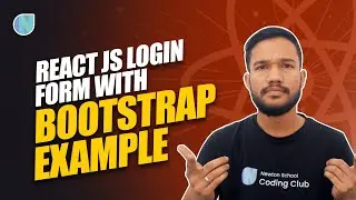 React JS Login Form with bootstrap Example | Coding Monks