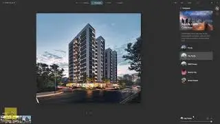 3d Architectural Postproduction in photoshop