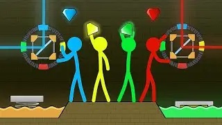 Red and Blue , Stickman Animation - (Escape Part 67)