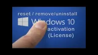 Reset/Remove/Uninstall Windows Product (License) Key 2021 ||  Windows10 Tips&Tricks 2021