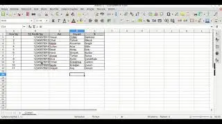 Libre Office Calc (Hesap Tablosu) - Veri (Hücre) Koruma