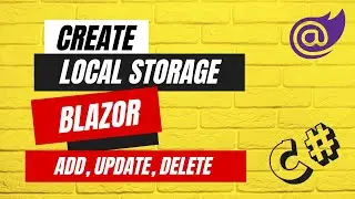 How to use Local Storage in Blazor