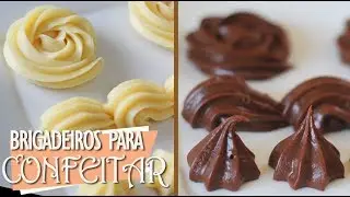 BRIGADEIROS AT THE SPOUT POINT FOR DECORATING | MILK CHOCOLATE AND WHITE CHOCOLATE | NAKA'S TIP