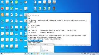 How to Install Scott Schema in Oracle 19C