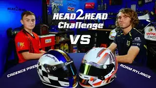 He tried to RUN OVER THE FLAGMAN! Head To Head with Cadence Presley - Adam Rylance