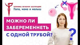 Можно ли забеременеть с одной маточной трубой?