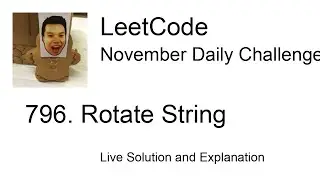 796. Rotate String - Day 3/30 Leetcode November Challenge