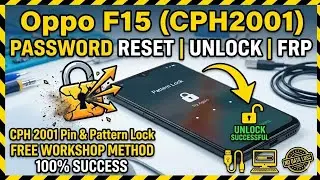 Oppo F15 CPH2001 Password Reset | Oppo F15 Pattern Unlock | CPH 2001) Pin Lock Pattern Lock Frp Lock