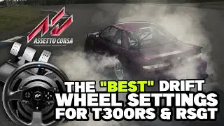 Trying to drift? Try THESE settings! T300 RS GT DRIFT SETTINGS (2024)