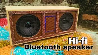 How To Make Bluetooth speaker_ mini DJ __Hi-fi DJ