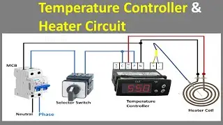 Temperature Controller with Heater Coil Circuit