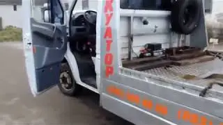 Работа пневмоподвески на спринтере 412