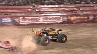 Monster Jam - World Finals 2012 - Maximum Destruction Monster Truck Freestyle Run