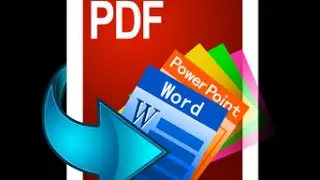 How to Convert/Compress pdf version of files to power point presentation