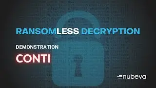 Nubeva Ransomware Reversal CONTI Demo