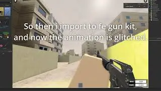 I made an animation with the curve editor and its broken in FE gun kit | Roblox Studio