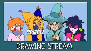 🌊DRAWING STREAM🌊 Drawing and chatting(SIX, VELVET, @evojelly4609 )