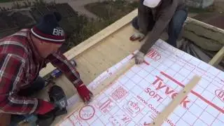 Как сделать мансардную крышу . Часть 3 .How to make mansard  roof .