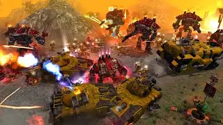 Unification Mod 2021: Survival: Imperial Guard, Imperial Fists & Steel Legion vs World Eaters! - DOW