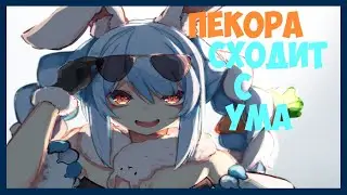 Пекора сходит с ума на протяжении минуты 【Hololive RU SUB】