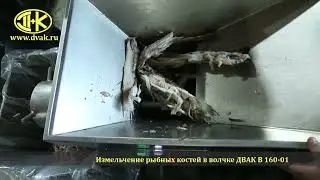 Измельчение рыбы в волчке ДВАК В 160-01