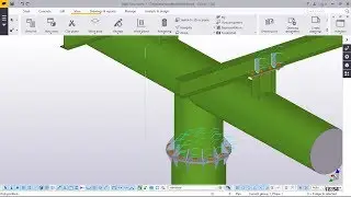 Outdoor advertising billboard V Shaped Flag type modeling in Tekla Structures