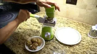 Manual Rotary Vegetable Cutter Grater and Shredder Review