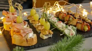 5 SNACKS for NEW YEAR 2023 - Tasty, Simple and BEAUTIFUL! CANAPES for NEW YEAR'S TABLE 2023