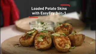 Tefal x Poppy Cooks | Loaded Potato Skins With Easy Fry 3in1