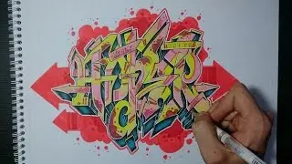 Letras HOPER en Graffiti | Camara rapida