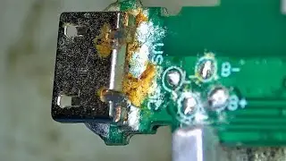 Look Water Damage Charging Connector replace #letastvideo #repair #forUpage