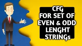 😐CFG for set of Even & Odd Length strings | easy grammer | Trick | best explanation | Hindi | gate