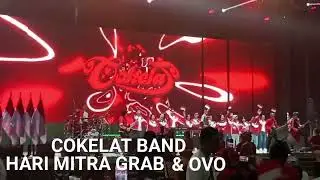 HARI JADI MITRA GRAB & OVO DI MERIAHKAN ARTIS COKELAT BAND