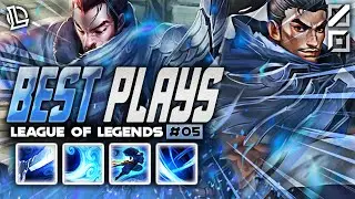 YASUO MONTAGE #5 - BEST PLAYS | Ez LoL Plays