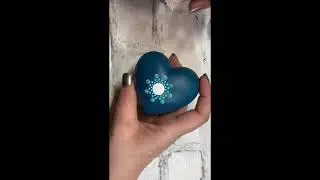 Stone painting art- handmade colorful painting #001