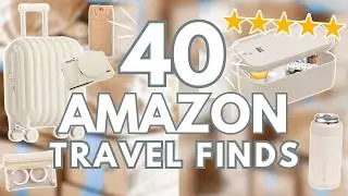 40+ *ULTIMATE* AMAZON TRAVEL FINDS: packing organization + amazon travel must haves + pack with me