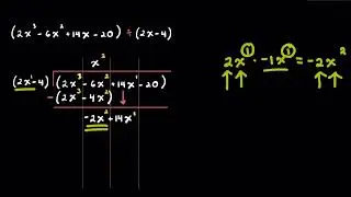 Polynomial Long Division & Synthetic Division Examples