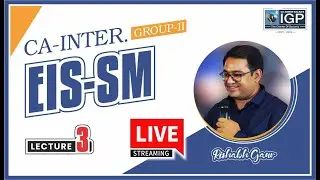 CA INTER GROUP​-2️⃣ | EIS-SM LECTURE-3️⃣ | BY RISHABH GAUR SIR