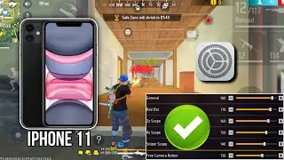 iPhone 11 free fire sensitivity setting ⚙️ | iPhone 11 free fire headshot setting ⚙️