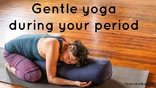 Gentle yoga during your period | 25min | menstrual cramps | PMS