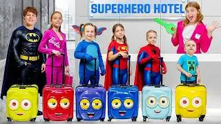 🦸 From Kids to Heroes! Superpower Hotel Challenge 💫