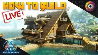 How to Build the BEST Starter Base LIVE! - Ark Survival Ascended