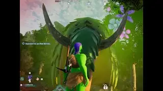 Palworld feeding my pet Mammorest