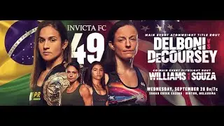 Invicta FC 49: Delboni vs. DeCoursey on Wed. Sept. 28 at 8 p.m. ET LIVE on Fight Network